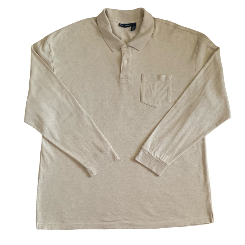 John Ashford Men’s Long Sleeve Polo Size XXL